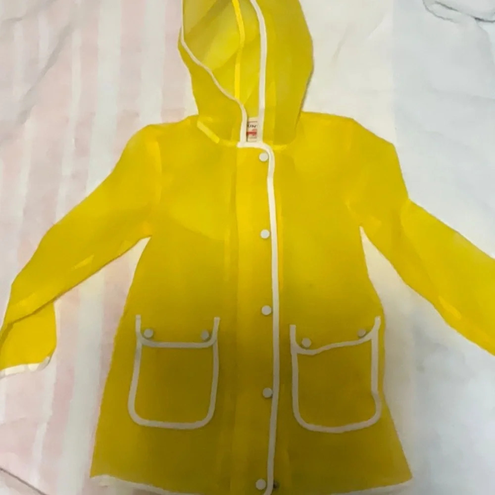 ⚡️Hunter for Target Toddler Yellow Hooded Raincoat (5T)